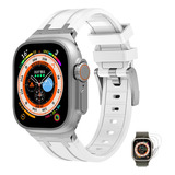 Correa Y Mica Cristal Para Apple Watch Iwatch Ultra Se 9 8 7