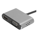 Adaptador 3 Em 1 Multifuncional Usb Tipo C Hdmi Usb 4k 3.0