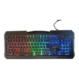 Teclado Gamer Con Luz Led Multicolor Unitec 