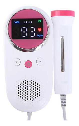 Feto Voice Meter Care Heart Fetal Lcd Doppler Baby Screen