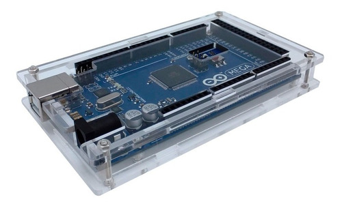 Protector Case Acrílico Transparente Arduino Mega Microcentr