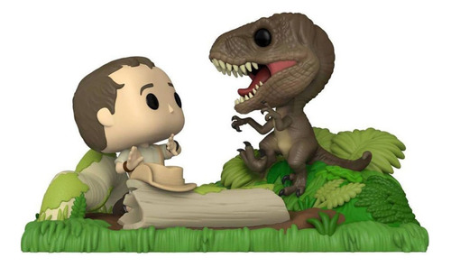 Funko Pop! Moments Jurassic Park Muldoon Caça Velociraptor 