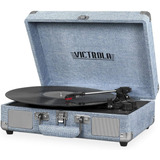 Tocadiscos Victrola Mezclilla Tornamesa Parlante Bluetooth