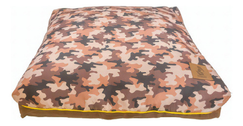 Almofada Para Cachorro Mabuu Pet Camuflado Marrom Tamanho P