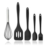 Utensílios Cozinha Silicone Fue Pincel Espátula Kit C/ 5