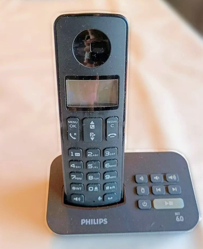 Telefono Philips Model 6.0 Dect Inalambrico Con Contestador.