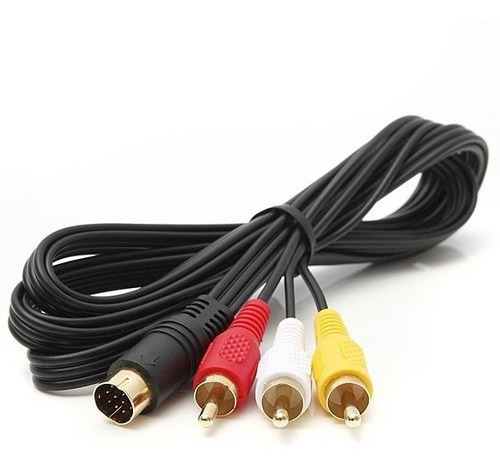 Cable Rca Audio Video Sega  Saturn | 1.8 Mts