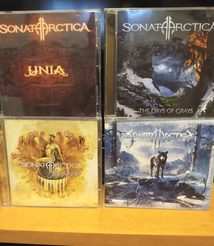 Sonata Arctica /lote X 4 Cds / Unia+days+stones+pariah / Arg