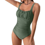 Mono De Baño B Swimsuit De Color Liso Para Mujer