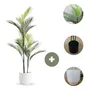 Planta Artificial 110 + Maceta Milan25 Blanco Milan25 | Envío gratis
