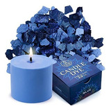 Tinte De Cera En Escamas Para Velas 57 Gr Azul