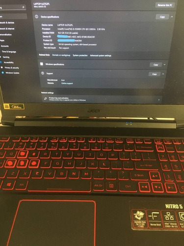 Acer Nitro 5 An515-55-59 Ks