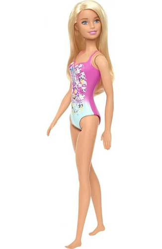 Muneca Barbie  Blondie Ropa D Bano Dia D Playa