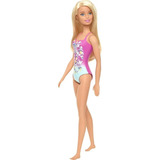 Muneca Barbie  Blondie Ropa D Bano Dia D Playa