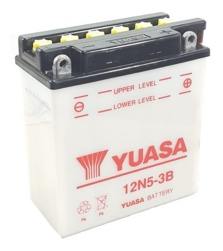 Bateria Yuasa 12n5-3b Yb5lb Motomel Cg 150 S2 Rouser 135