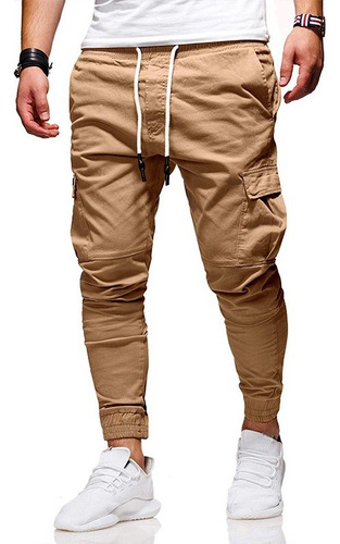 Cargo Pantalón De Los Hombres Pantalones De Jogger Multi