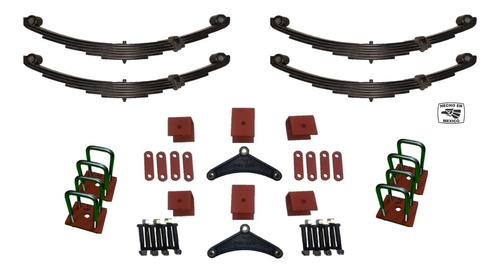 Kit De Suspension Dos Ejes Para Remolque 8800 Lb Muelles