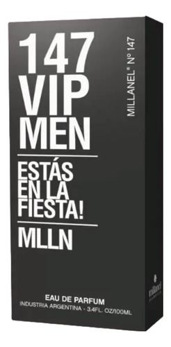 Perfume Millanel N147 Vip Men Estas En La Fiesta 100ml