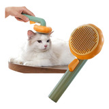 Cepillo Automatico Calabaza Para Mascotas Removedor De Pelo 