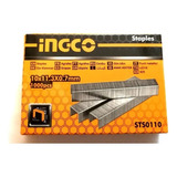 Pack 3 Cajas Grapas Ingco 1000 Piezas C/u 10mmx0.7mm Sts0110