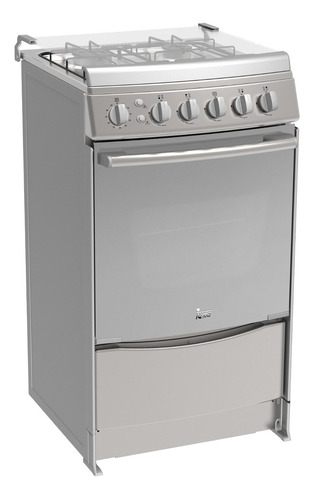 Estufa Teka Fs 565 4g X A Gas/eléctrica 4 Quemadores  Inox 110v Puerta Con Visor 58l