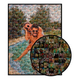Cuadro Mosaico Personalizado Con Muchas Fotos 20x25cm