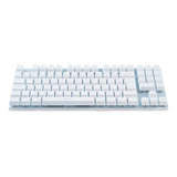 Teclado Mecanico A+plus Tech Barak Led White Switch Blue 