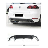 Spoiler Difusor Trasero Golf Mk6 Gti Escape Doble 2009-2013