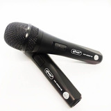 Kit 2 Microfones C/ Fio 3m Duplo Profissional Alta Qualidade