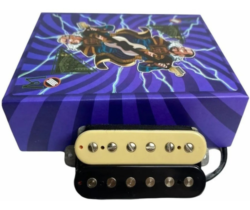 Captador Malagoli Custom 2-s Braço Zebra Guitarra Slash Rock