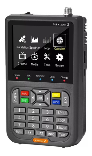 Localizador De Satélite Gtmedia V8 Finder2 Digital Hd 1080p