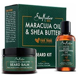 Shea Humedad Barba Petróleo Y Bálsamo Kit De Aseo Para Los H