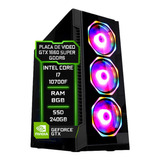 Pc Gamer Fácil Intel I7 10700f 8gb Ssd 240gb Gtx 1660 Super