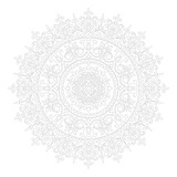 Estêncil De Pintura Lavável Mandala Stencil Para Parede De