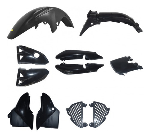 Kit Carenado Yamaha Ybr 125  11 Piezas (flexible)