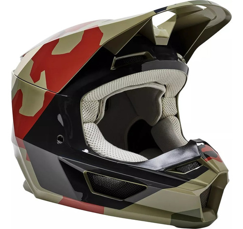 Casco Fox V1 Bnkr Mips Motocross Mx Enduro Atv Top Racing