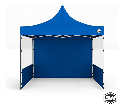 Carpa 3h Plegable  Gacebo 3x3m  Hierro + Techo + 3paredes 