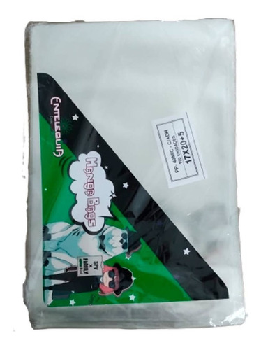 Manga Bags Tamaño Doble - Bolsas X 100 Unidades Con Adhesivo