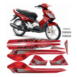 Kit Adesivos Yamaha Neo 2010 Vermelha