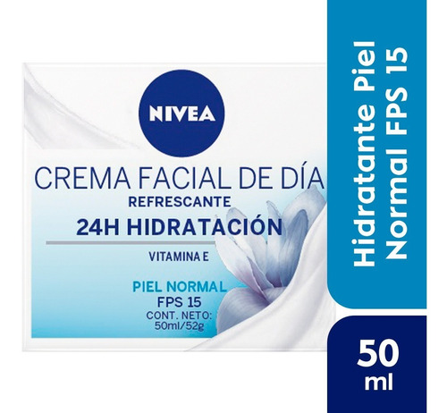 Crema Facial Nivea Hidratante Piel Normal Fps15 Dia X 50 Ml Tipo De Piel Todo Tipo De Piel