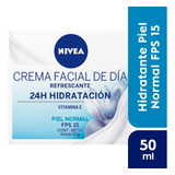 Crema Facial Nivea Hidratante Piel Normal Fps15 Dia X 50 Ml Tipo De Piel Todo Tipo De Piel