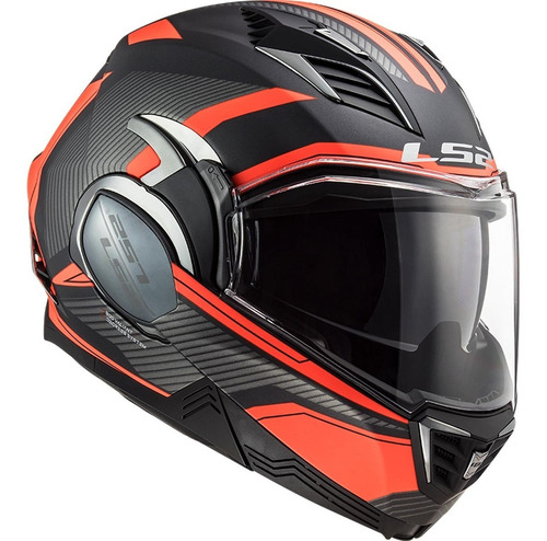 Casco Ls2 Rebatible 900 Valiant 2 Revo Con Pinlock Pr Color Naranja Tamaño Del Casco S