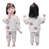 Pijama Franela Juego Para Niño Y Niña Ropa Termica De Niños