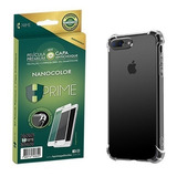 Kit Capa E Película Hprime 3d Nanocolor iPhone X 7 8 E Plus