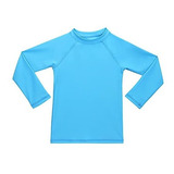Camisa De Natación Para Niños De Manga Larga Rashguard Upf 5