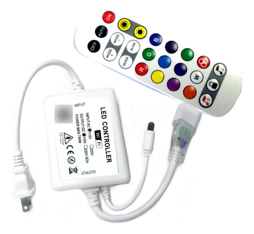 Control Wifi App Manguera Neon/led 110-127v Rgb Multicolor