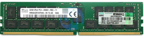 Memoria Para Servidor Hp 32gb 2rx4 Pc4 2666v-r 840758-091