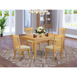 East West Furniture Capri - Juego De Comedor De 5 Piezas Pa.