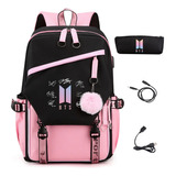 Kawaii Bts Mochilas De Mujer