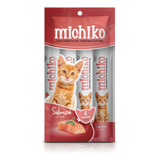 Snack Cremoso Para Gato Michiko Salmon 14 Gr